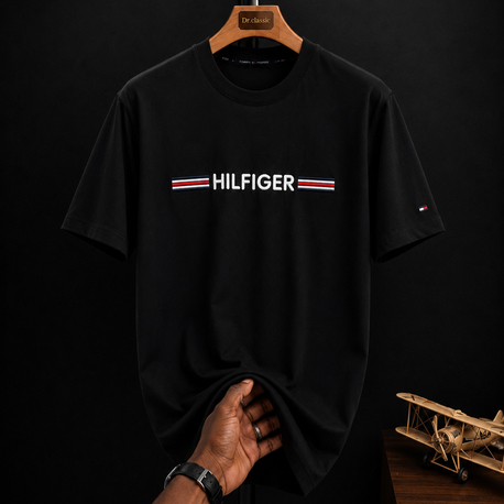 Tommy Siyah Premium T-shirt