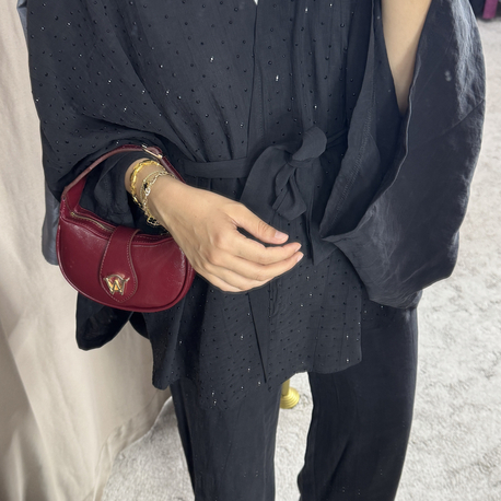 Taşlı kimono takım 
