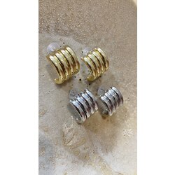 Çelik hailey quad küpe