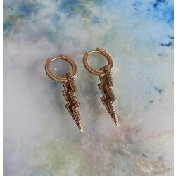 Şimşek Küpe Gold