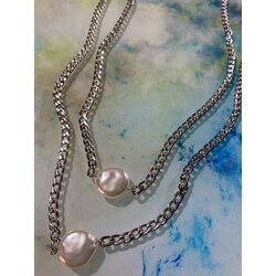 İnci choker kolye