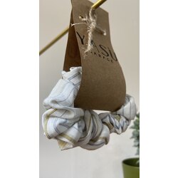 Scrunchies beyaz krem