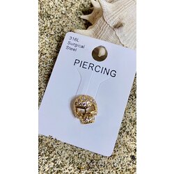 Çelik kuru kafa piercing