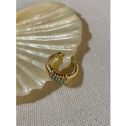 Burgu Mix Taşlı Earcuff