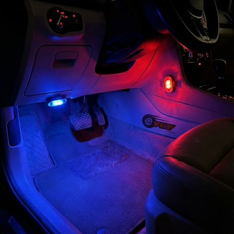 Ambiyans ayak altı led (4 adet lambadan oluşan set)