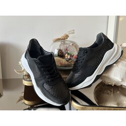 Kroko Desen Deri Sneaker