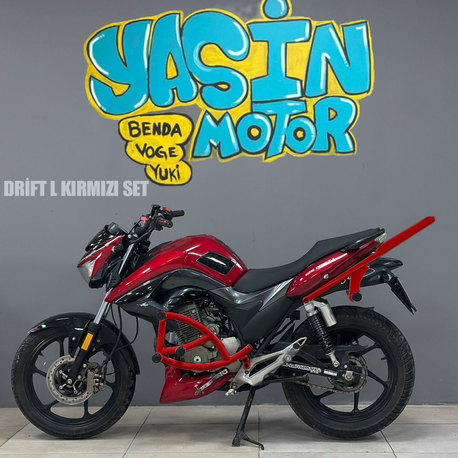 DRİFT L 125 CC ÖZEL ÜRETİM 6 TAKOZLU ÖN ARKA KORUMA DEMİRİ 