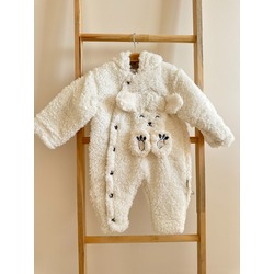 Sheep Welsoft Tüylü Şapkalı Bebek Tulum