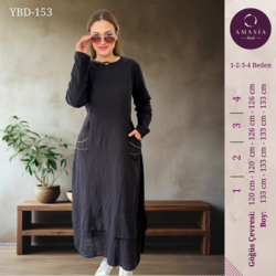 YBD-153 Keten elbise 26597594