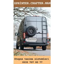 SPRİNTER.CRAFTER.MAN. STEPNE TASİMA APARATİ VE MERDİVEN 