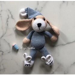 Amigurumi uyku Arkadaşı Köpekçik