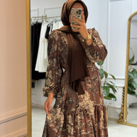 Brown Elbise