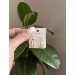 14k Çengelli İğne Taşlı küpe✨