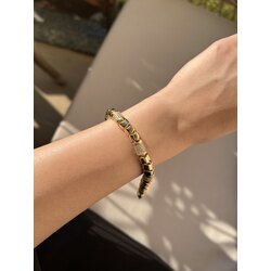 14K Özel Seri Kalın Taş Detaylı Bileklik✨