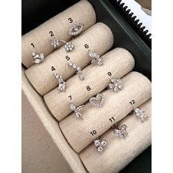 Cerrahi Çelik Tragus Helix Percing Küpe✨