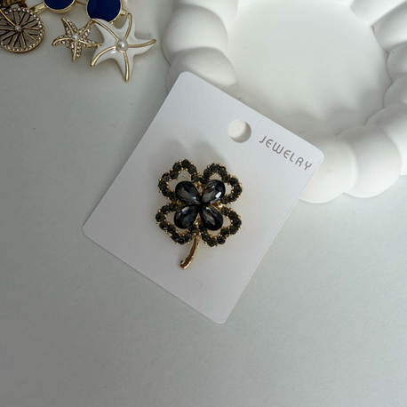 Taşlı çiçek broş✨