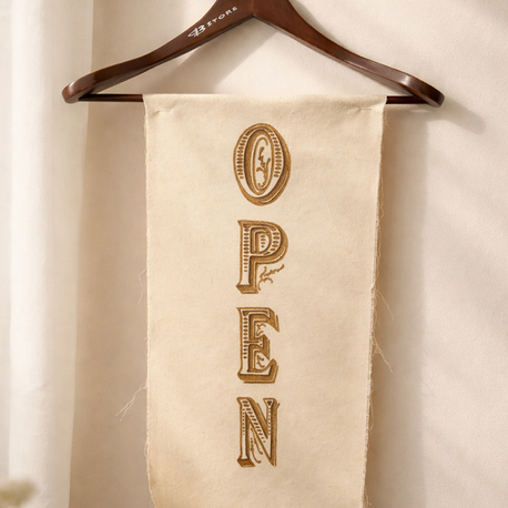 OPEN El Yapımı Yakma Sanatı Kumaş Tasarım
