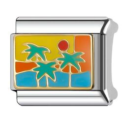 Palmiyeler italyan charm