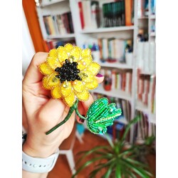 Ayçiçeği Broş