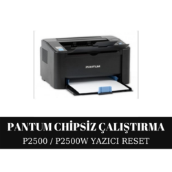 Pantum P2500 Reset Yazılımı Çipsiz Çalıştırma