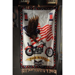 Harley Davidson 80s Duvar Halısı 