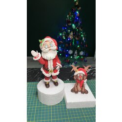 Noel baba ve ren geyiği figür eğitimi