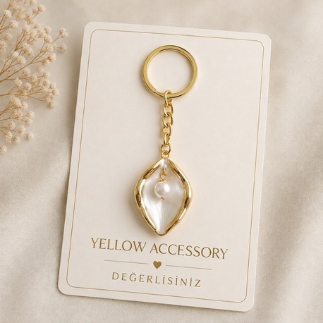 gold damla hediyelik anahtarlık 50'li paket