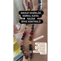 Özel Doğal Taş Sağlık Kolyesi 