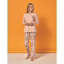 Over Sleep by Poleren Over Sleep Kadın Kışlık Pijama Takım

