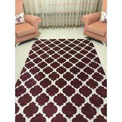 4m2 kupa model bordo renk halı Örtüsü