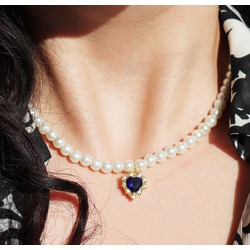 Pearl Heart Kolye