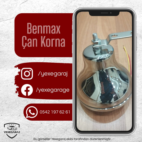 Benmax Çan Korna 12V