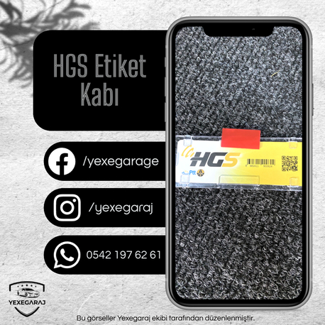 Oto HGS Etiket Kabı