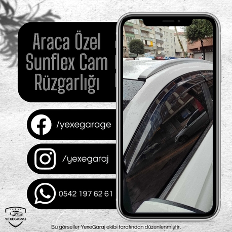 Sunflex Araca Özel Cam Rüzgarlığı Set