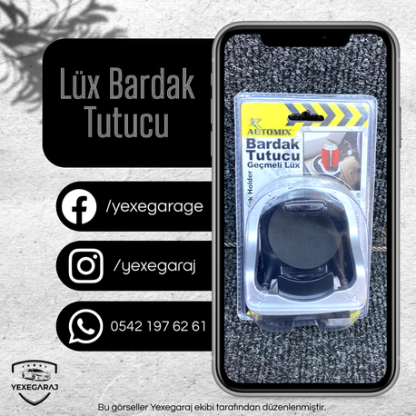 Automix Lux Oto Bardaklık Tutucu