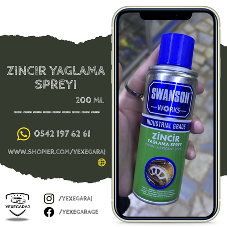 Swanson Zincir Yağlama Spreyi 200 ML