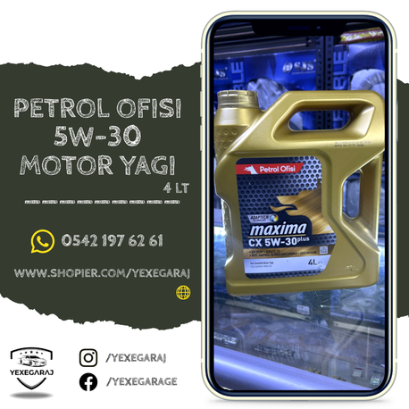 Petrol Ofisi Maxima 5W/30 Motor Yağı 4 KG