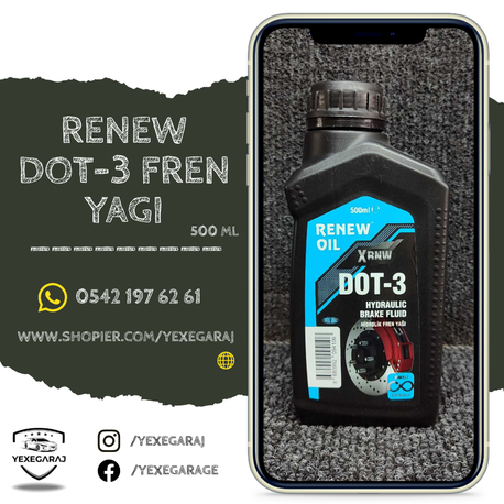 Renew Dot-3 Fren Yağı 500 ML