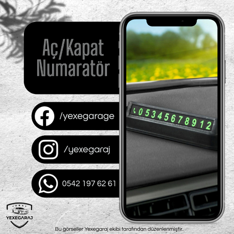 Aç/Kapat Torpido Tipi Numaratör 