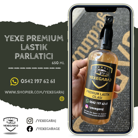 Yexe Oto Lastik Parlatıcı 650 ML
