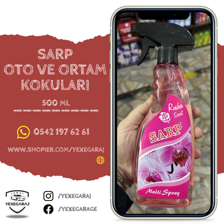 Sarp Oto ve Ortam Kokuları 500 ML