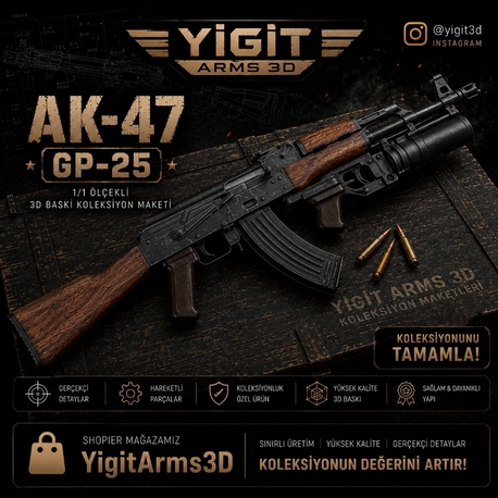 AK-47 Maketi 1:1 Oranlı