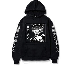 Japon Hoddie Anime Baskılı Oversize Sweatshirt 