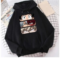 Anime Baskılı Oversize Sweatshirt 