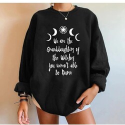 Ay Yildız Baskılı Oversize Sweat