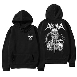 Baskılı Oversize Kapüşonlu Sweatshirt 