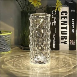 Kristal 3d Ledli dokumantik lamba
