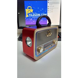 Nostalji Bluetooth Hoparlör 