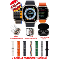 SMART WATCH ULTRA PLUS AKILLI SAAT 10 PARÇA HEDİYELİ SET