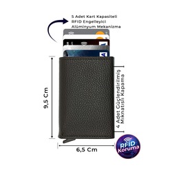 MEKANİZMALI  CÜZDAN RFİD ÖZELLİKLİ